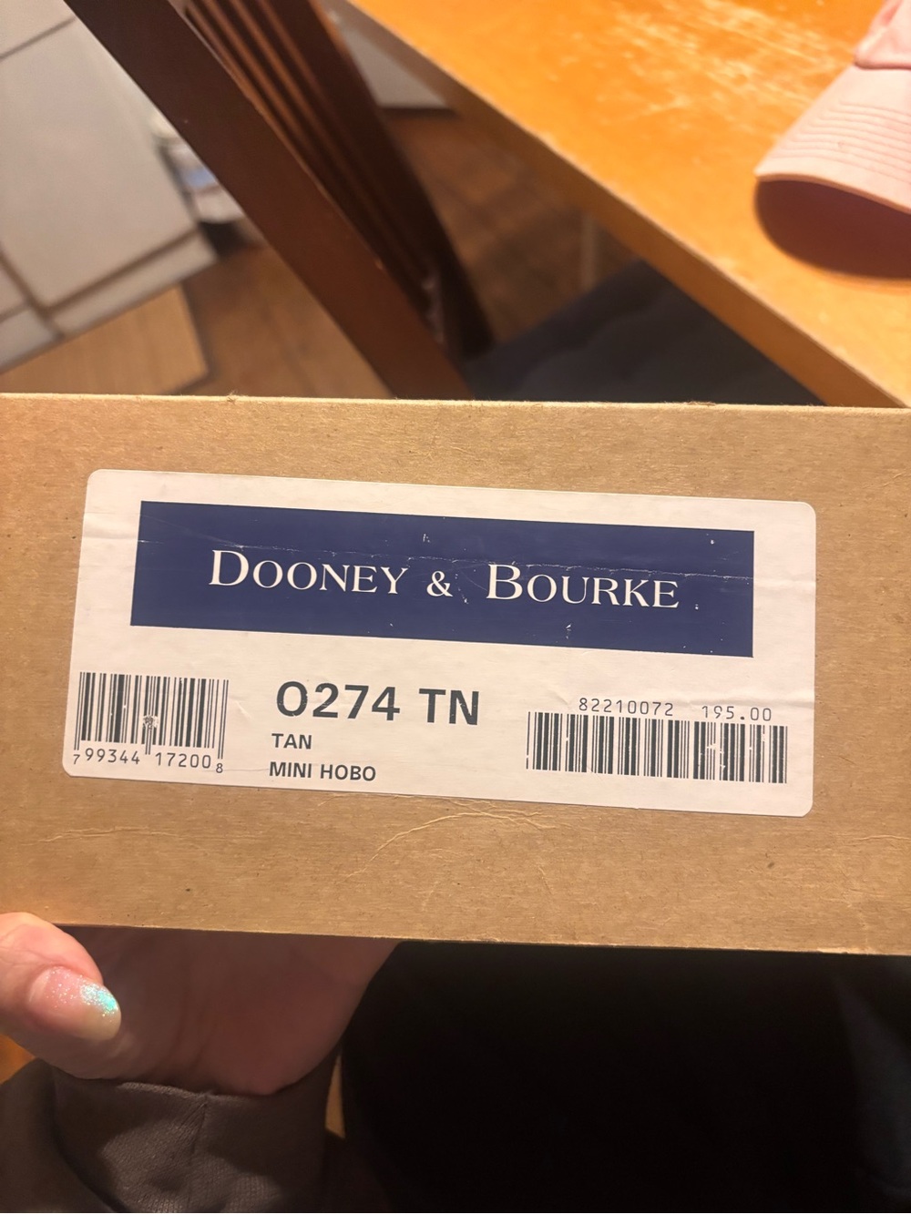 Dooney & Bourke Cognac Leather Shoulder Bag - Picture 7 of 7